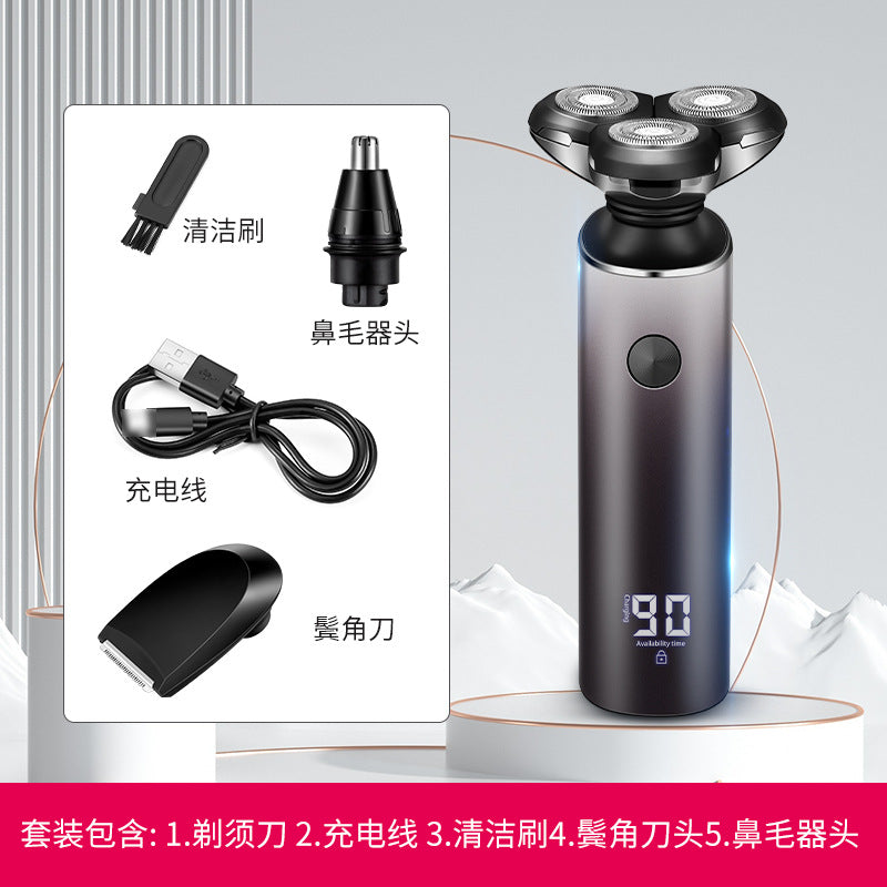 Digital Display Electric Shaver Type C Rechargeable Razor