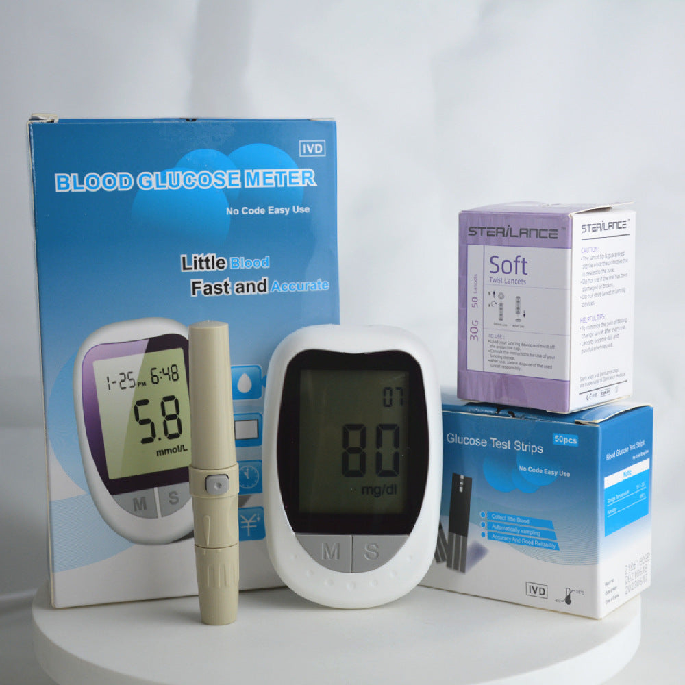 Blood Glucose Meter - Home Blood Sugar Monitor & Tester
