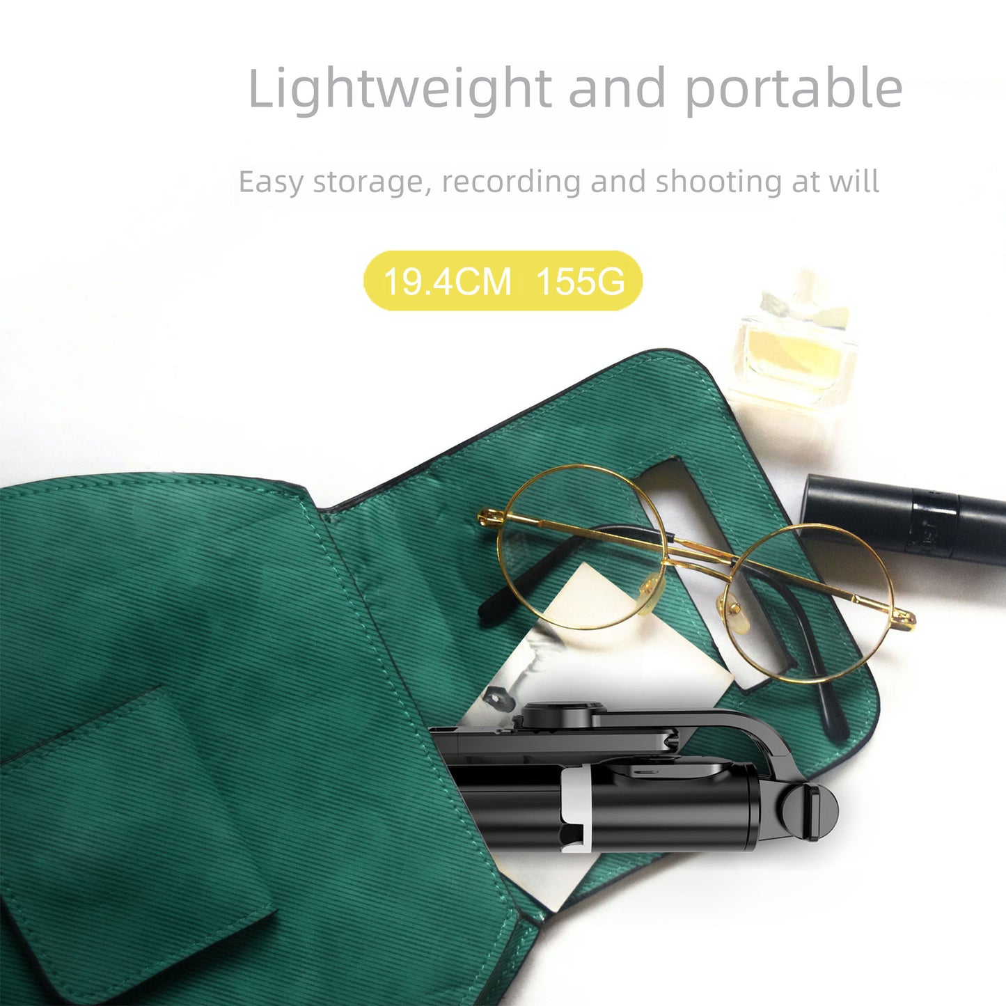 Bluetooth Selfie Stick Q02 Tripod Live Broadcast Stand 1M