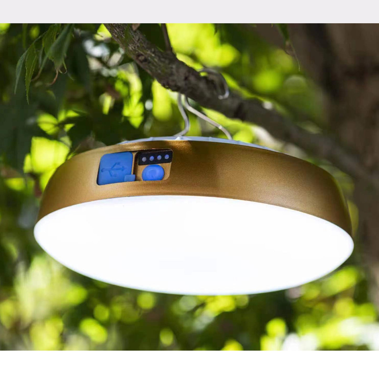 USB Rechargeable LED Camping Lantern Remote Control Tent