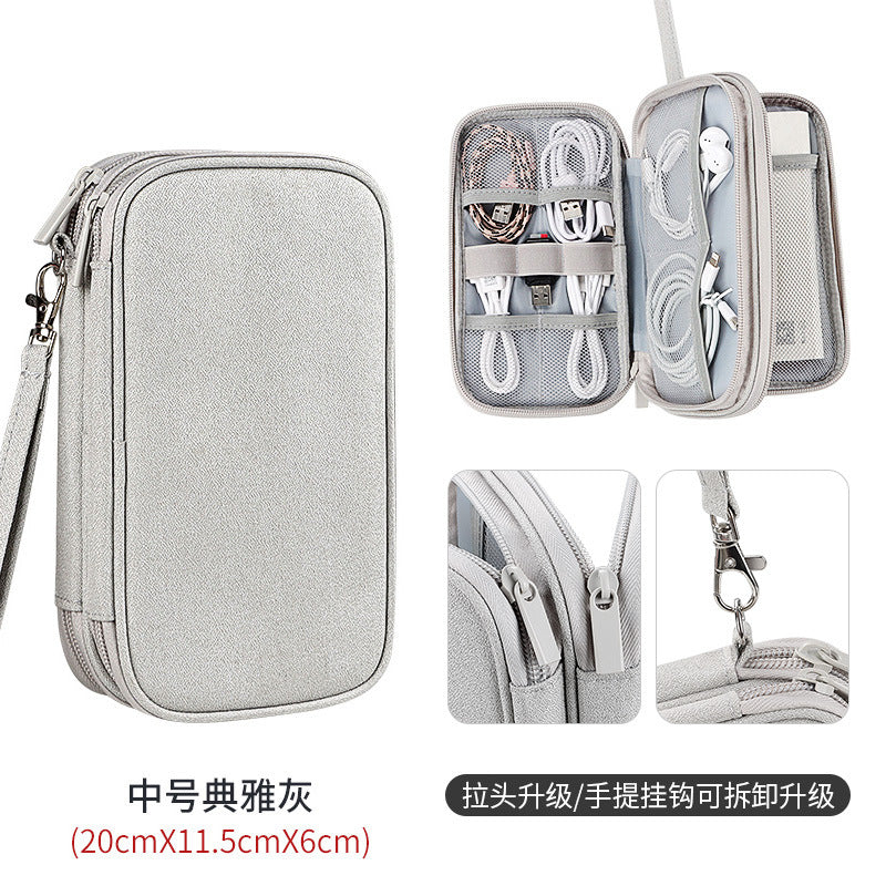 Digital Accessories Storage Bag Multi Layer Cable Organizer