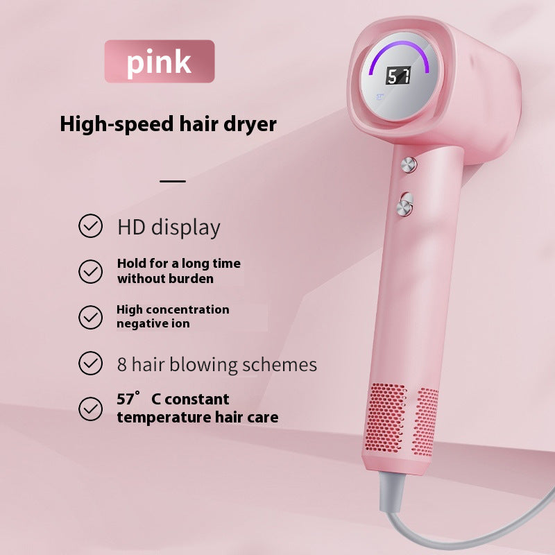 High-Power Negative Ion Hair Dryer: Fast Drying, Silent, Constant Temperature Hair Care