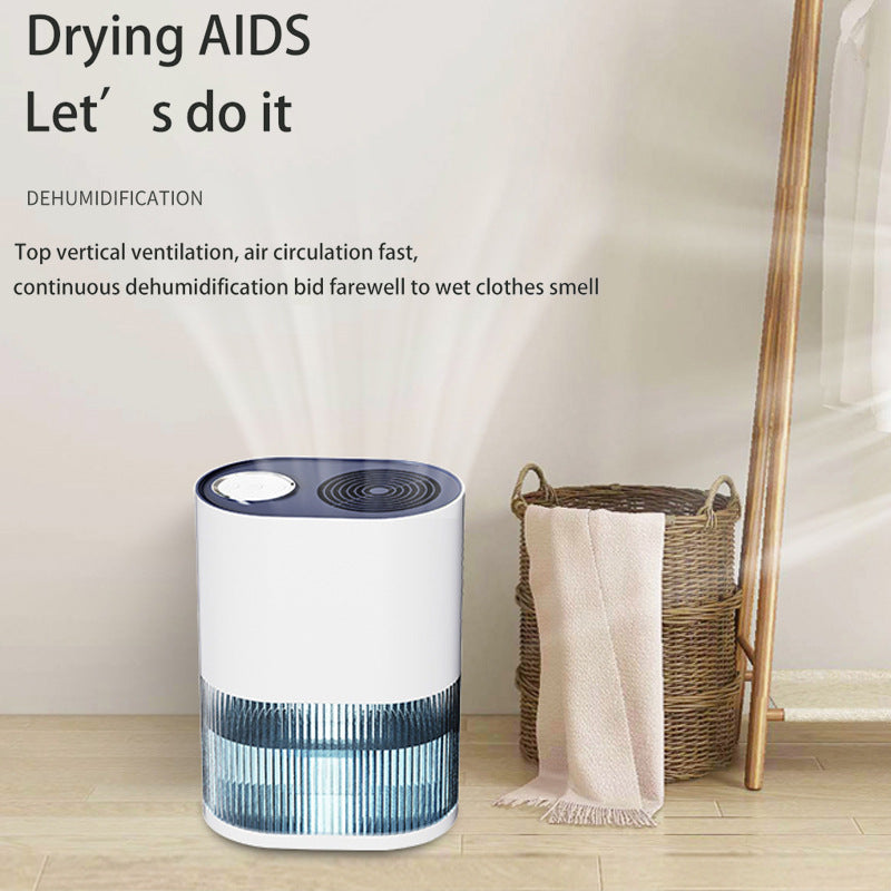 Silent Dehumidifier for Bedroom - Mini Home Dehumidifier for Moisture Removal