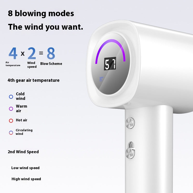 High-Power Negative Ion Hair Dryer: Fast Drying, Silent, Constant Temperature Hair Care