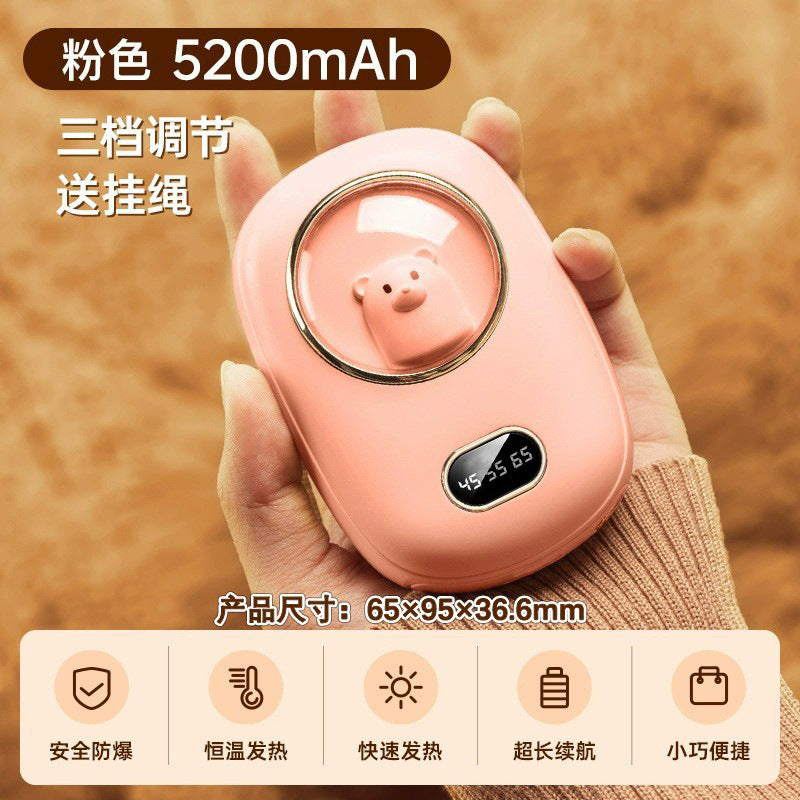 USB Rechargeable Mini Hand Warmer – Portable Hot Hand Heater for Winter Outdoor & Gifts