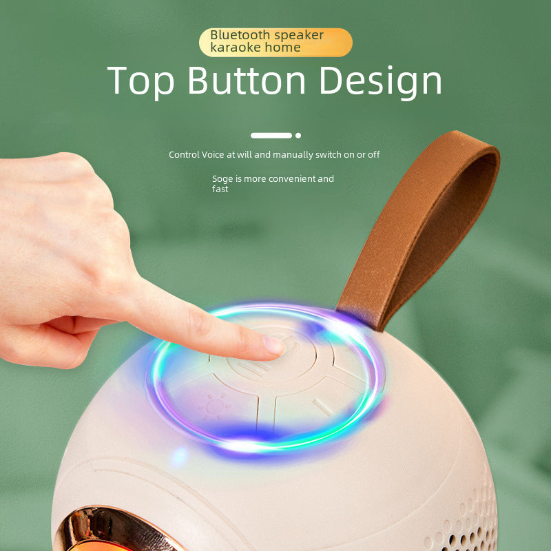 Wireless Karaoke Microphone Bluetooth Speaker Kids Adults