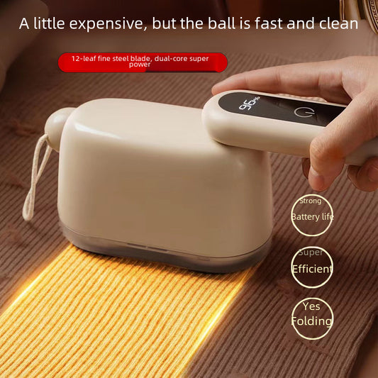 USB Rechargeable Fabric Shaver Dual Head Lint Remover