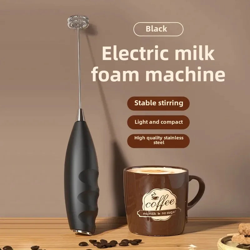 Electric Milk Frother Automatic Whisk Coffee Foam Maker Mini