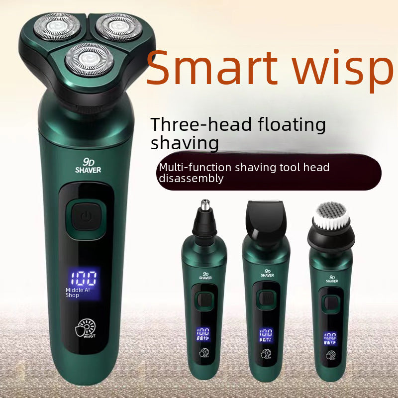 Smart Digital Display Electric Shaver Rechargeable Razor