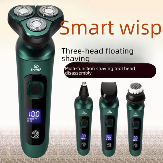 Smart Digital Display Electric Shaver Rechargeable Razor