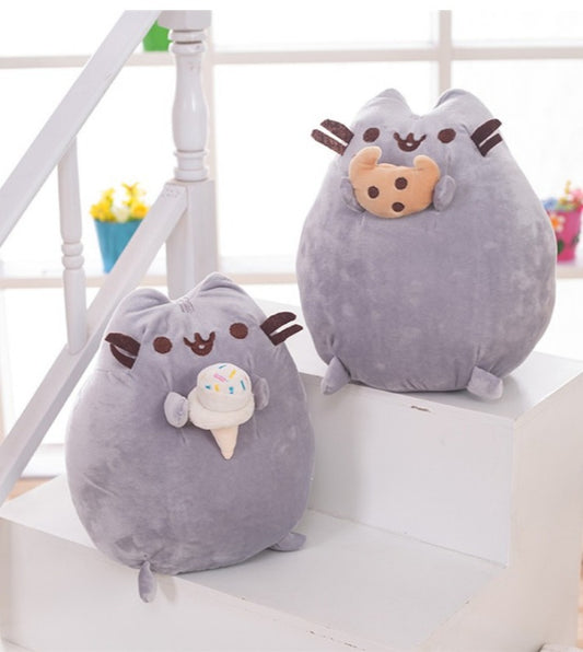 Cute Cat Plush Pillow Soft Cushion Kids Sleeping Companion