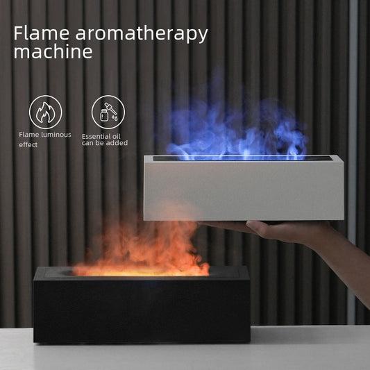 Flame Aromatherapy Humidifier Essential Oil Diffuser