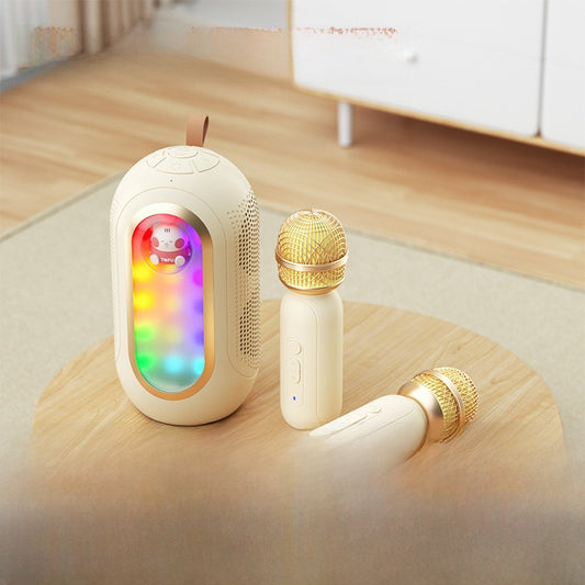 Wireless Karaoke Microphone Bluetooth Speaker Kids Adults
