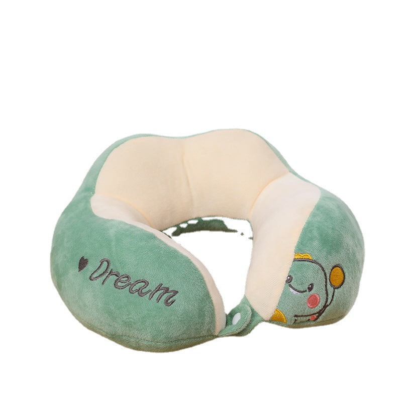Memory Foam U Shaped Neck Pillow Washable Travel Headrest