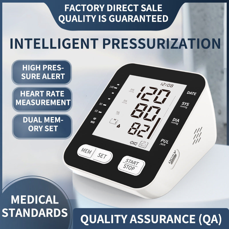 Digital Blood Pressure Monitor Voice Broadcast One Touch