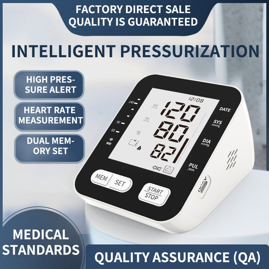 Digital Blood Pressure Monitor Voice Broadcast One Touch