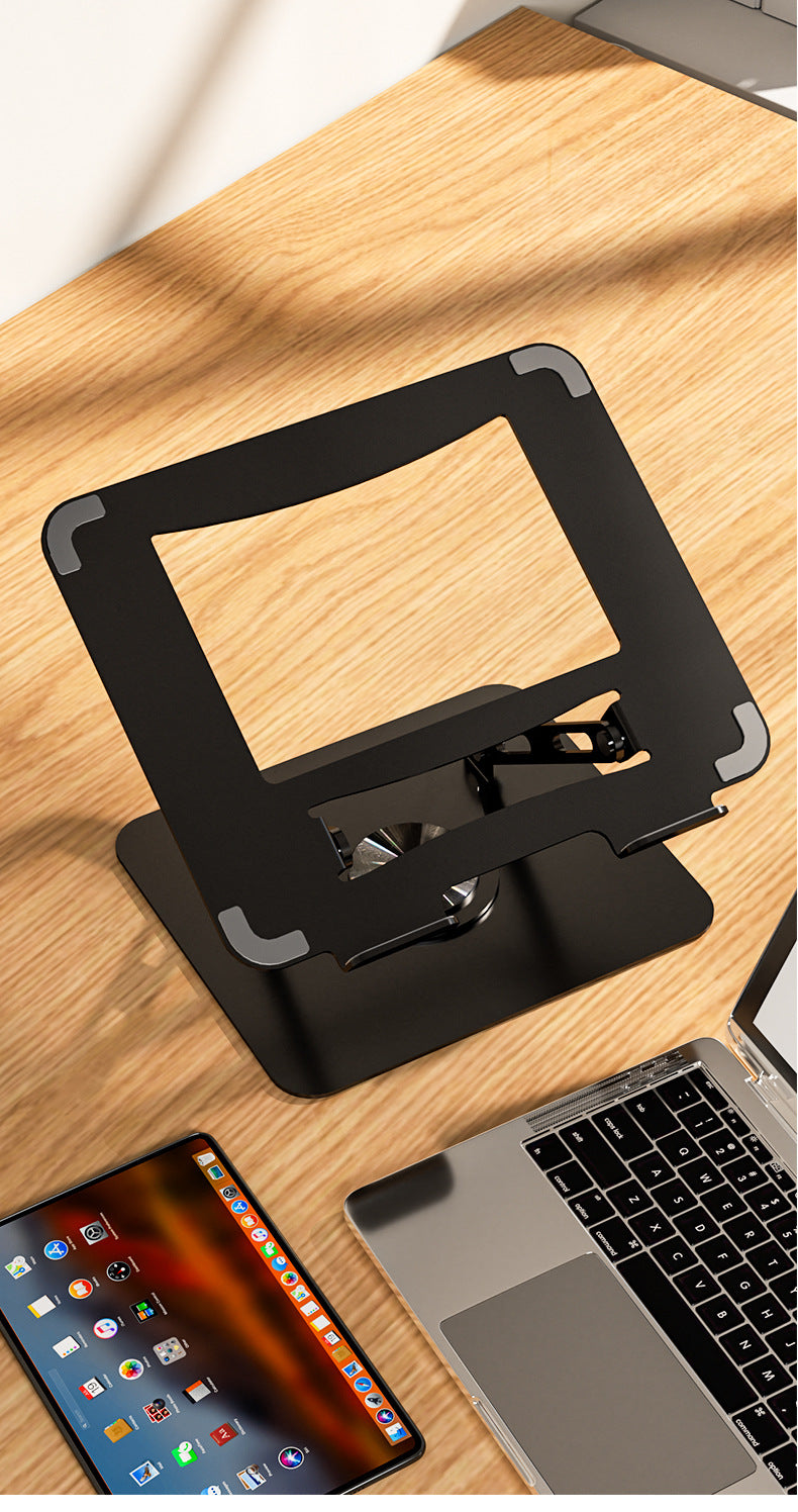 Foldable Laptop Stand - Rotatable Cooling Elevated Riser