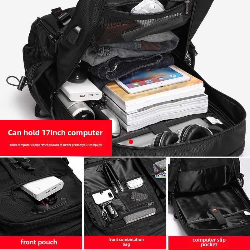 80L Large Capacity Travel Backpack Outdoor Hiking Bag