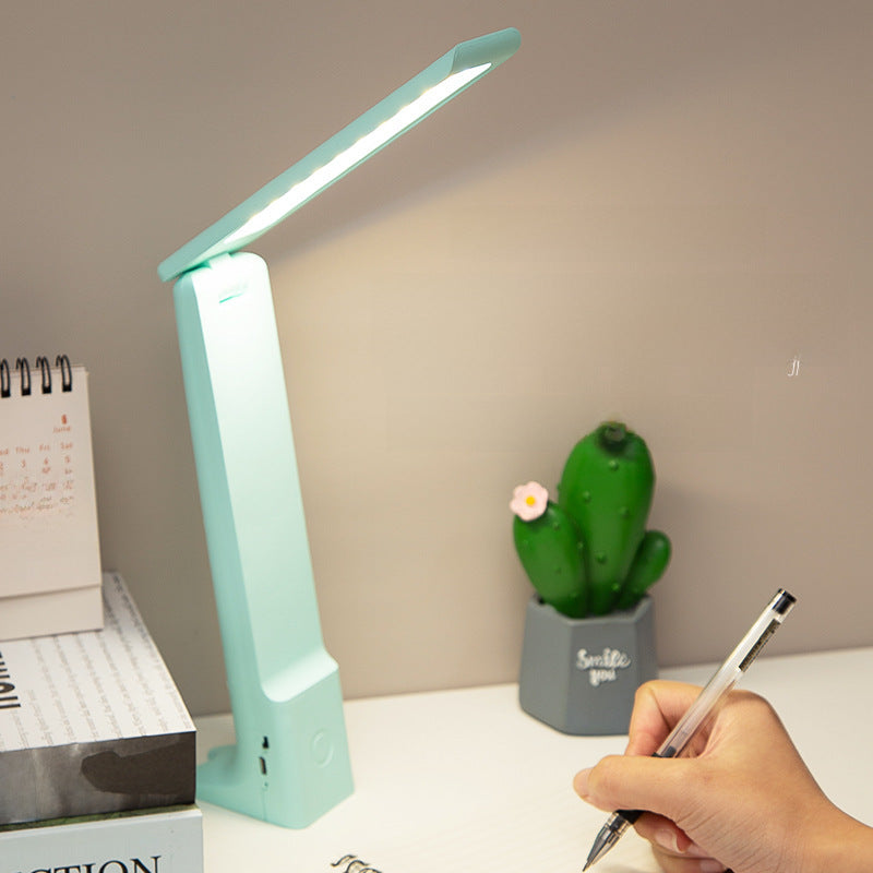 Rechargeable LED Desk Lamp - USB Touch Control Folding Study & Bedside Table Light