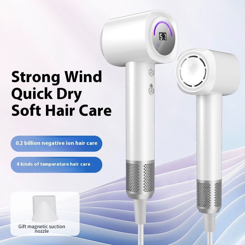 High-Power Negative Ion Hair Dryer: Fast Drying, Silent, Constant Temperature Hair Care