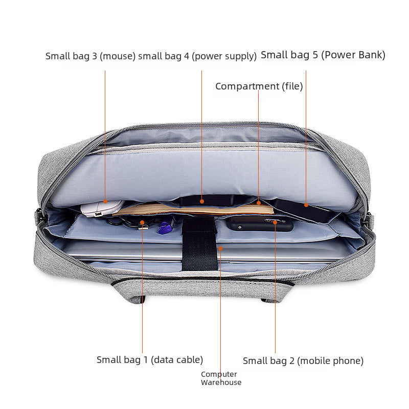 Waterproof Laptop Bag 13-15.6 inch - Shoulder Briefcase
