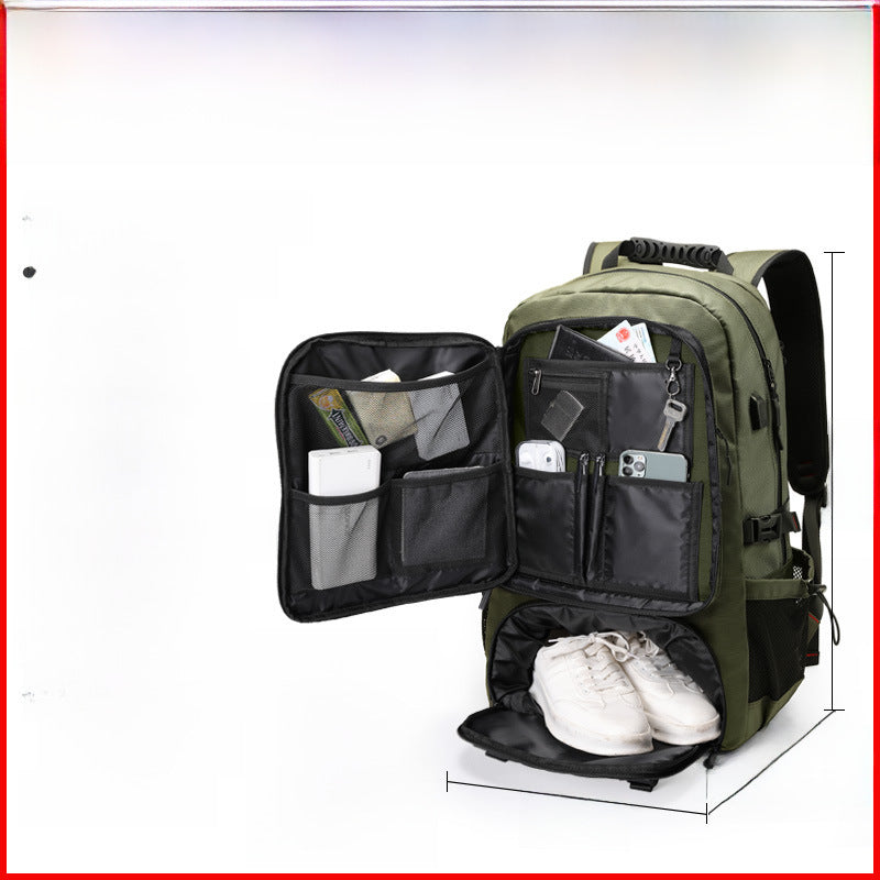 80L Large Capacity Travel Backpack Outdoor Hiking Bag