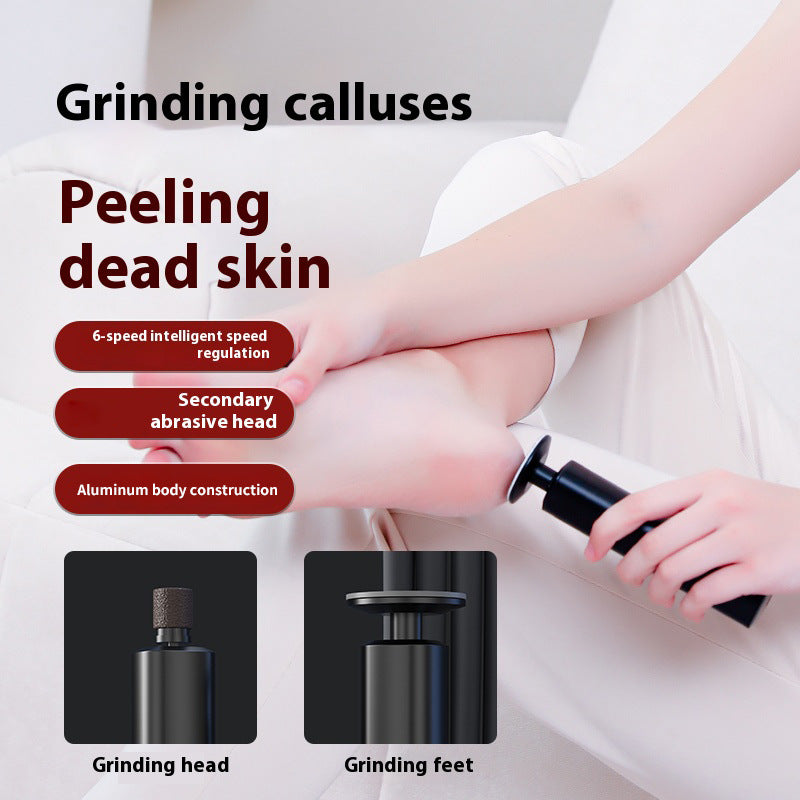 Electric Foot Grinder - 6 Speed Rechargeable Callus Remover