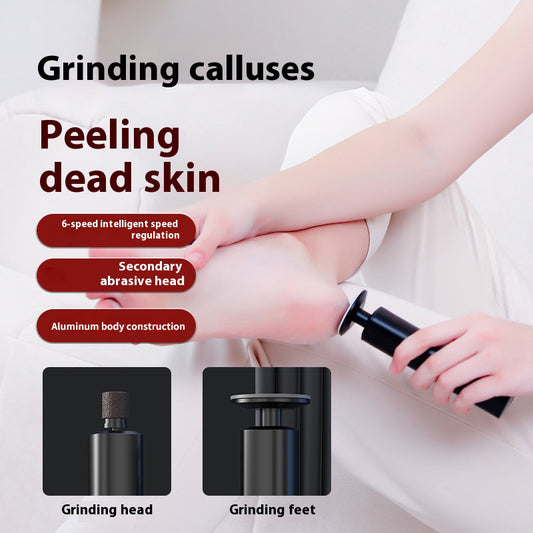 Electric Foot Grinder - 6 Speed Rechargeable Callus Remover