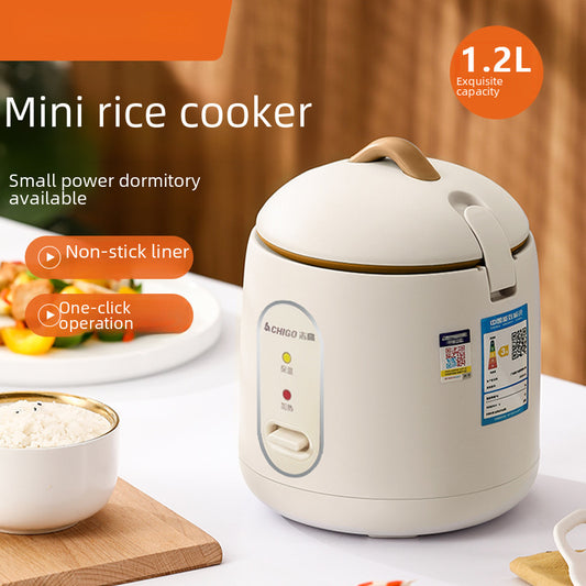 Mini Rice Cooker 1-2 People Low Power Non Stick Dormitory