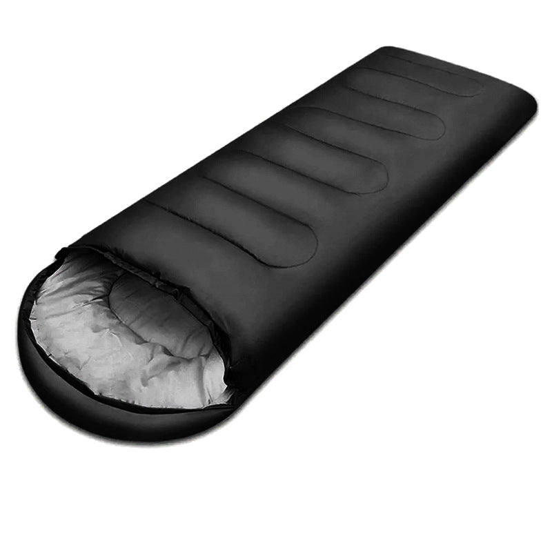 Envelope Sleeping Bag with Hood Lightweight Camping Outdoor