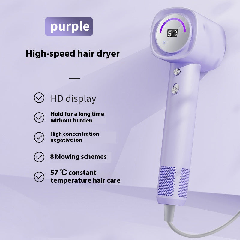 High-Power Negative Ion Hair Dryer: Fast Drying, Silent, Constant Temperature Hair Care