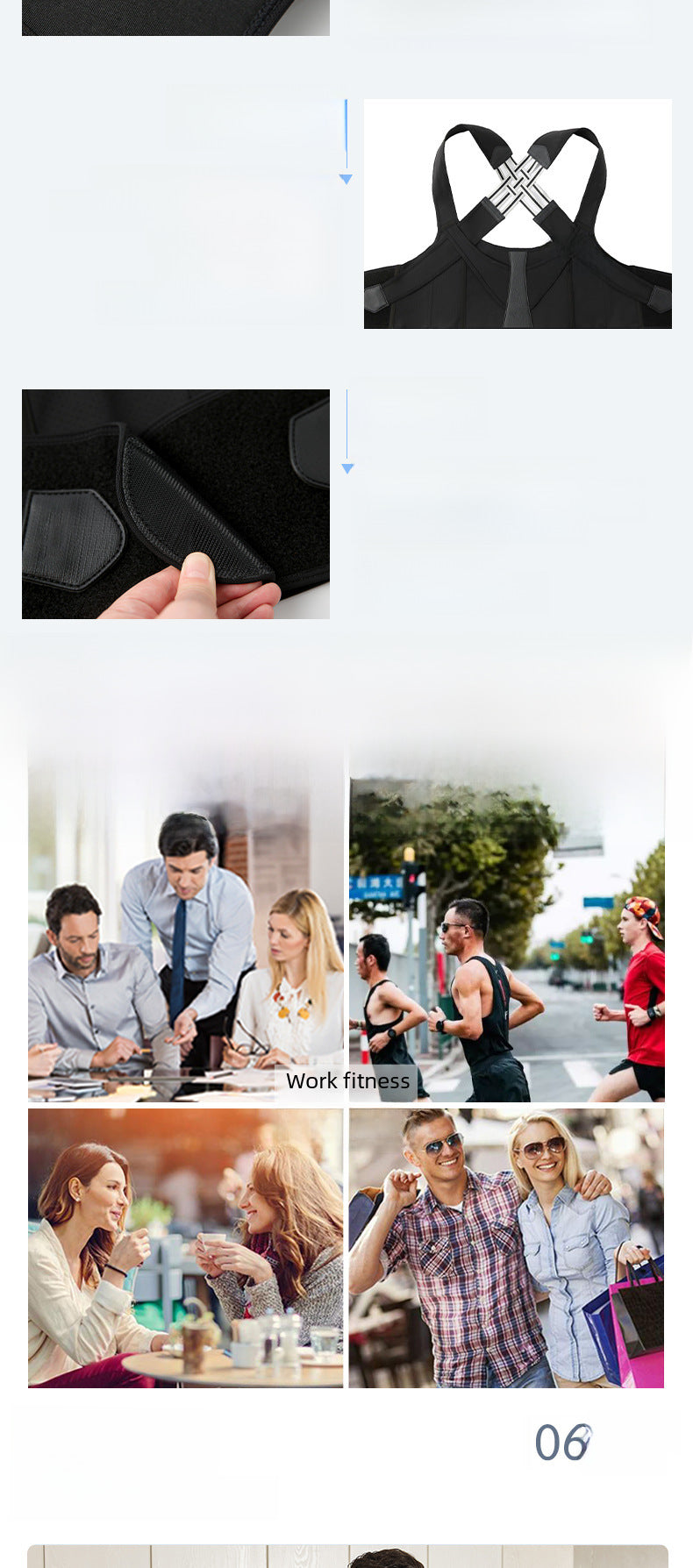 Posture Corrector Back Brace Adult Invisible Hunchback Support