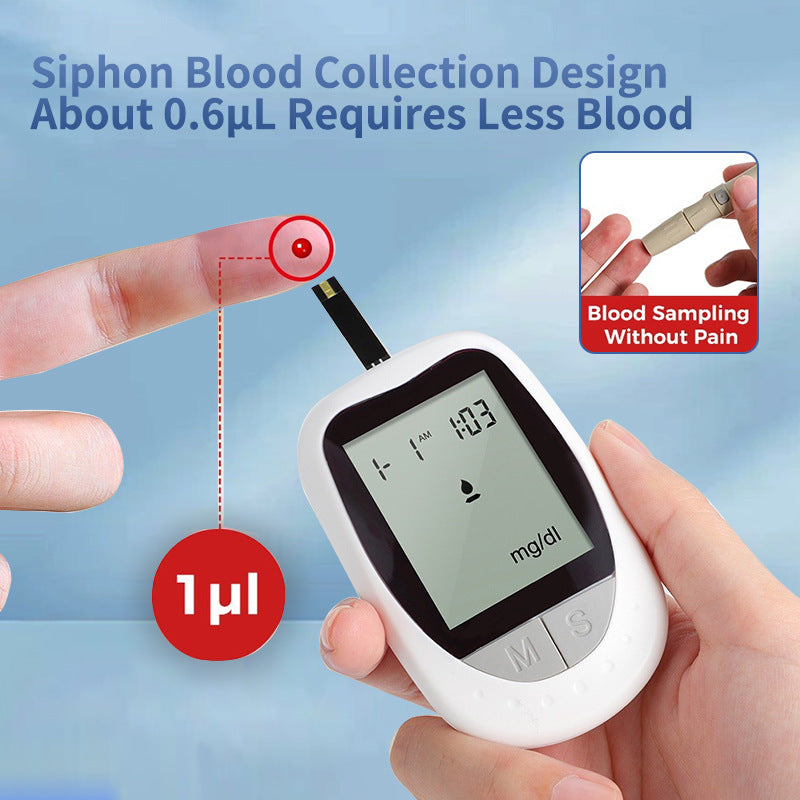 Blood Glucose Meter - Home Blood Sugar Monitor & Tester