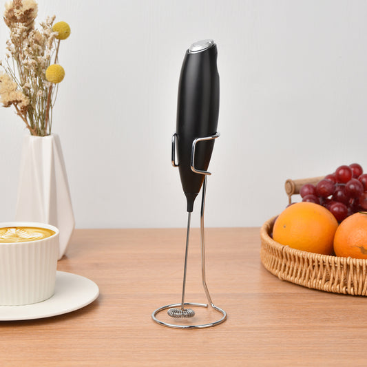Handheld Milk Frother with Hook Coffee Matcha Foam Maker