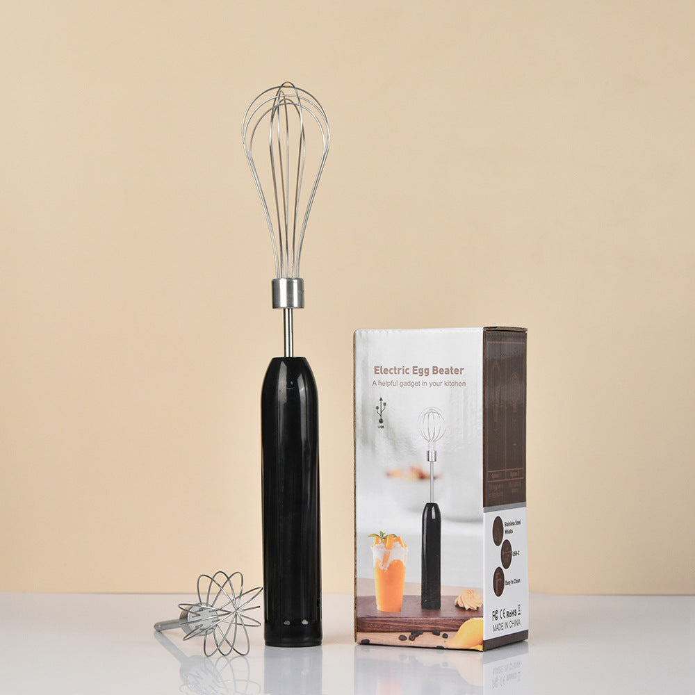 Cross Border Factory Small Baking Tools Whisk Whisk Cream Whisk Whisk Handheld Electric Whisk Charging