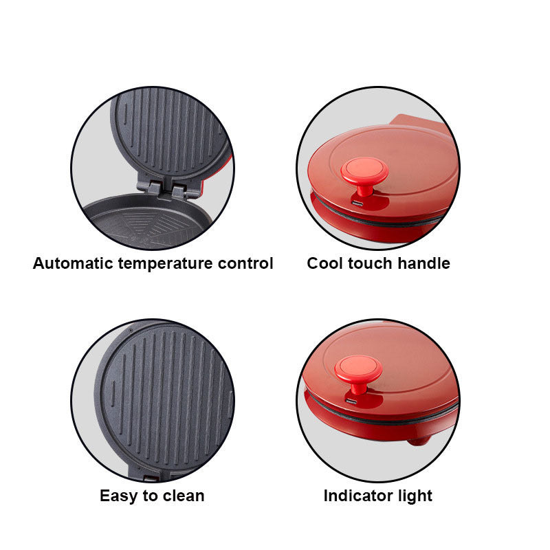 Electric Pizza Machine & Pancake Maker – Double-Sided Heating Non-Stick Baking Pan
