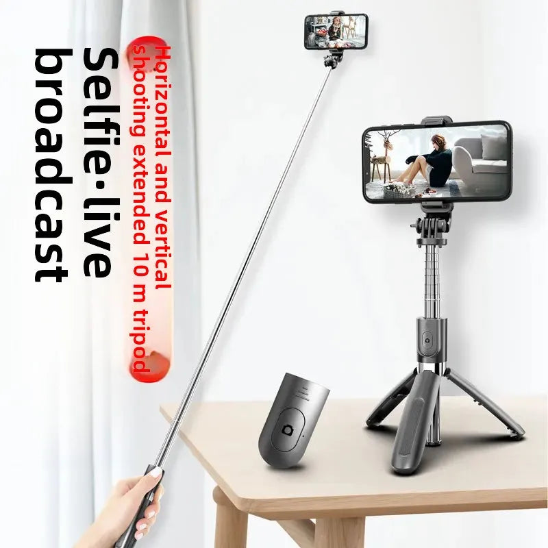 TOKQI L02 Bluetooth Selfie Stick Tripod Remote Control