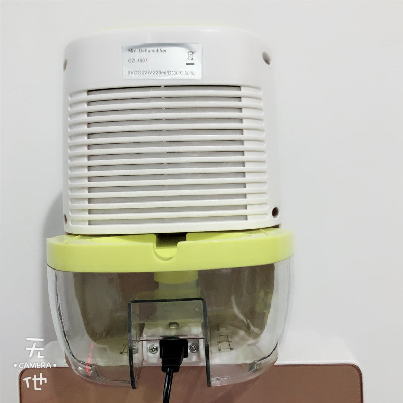 Mini Dehumidifier Silent - Small White Dehumidifier for Closet, Wardrobe & Home