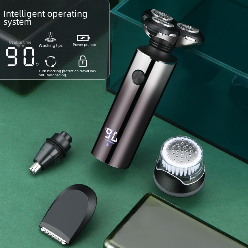 Digital Display Electric Shaver Type C Rechargeable Razor