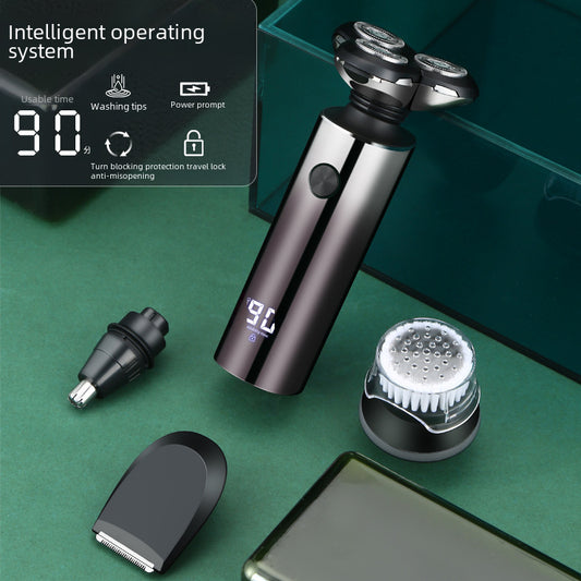 Digital Display Electric Shaver Type C Rechargeable Razor