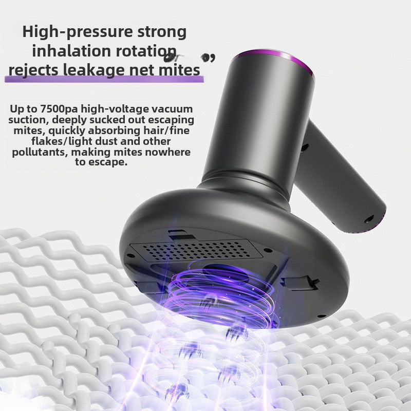 UV Bed Vacuum Cleaner Mite Remover Sterilization Wireless