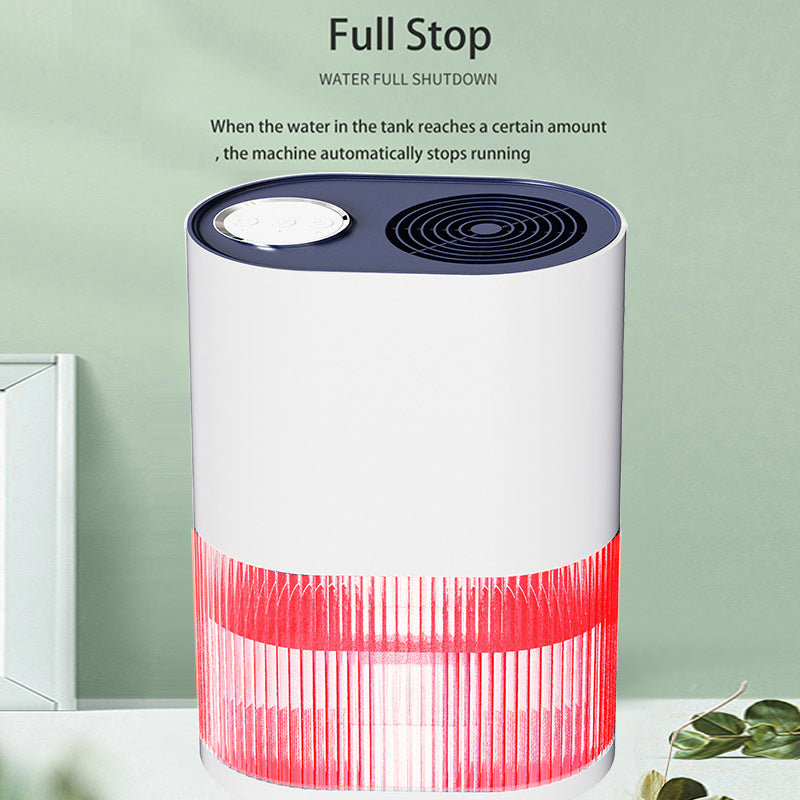 Silent Dehumidifier for Bedroom - Mini Home Dehumidifier for Moisture Removal