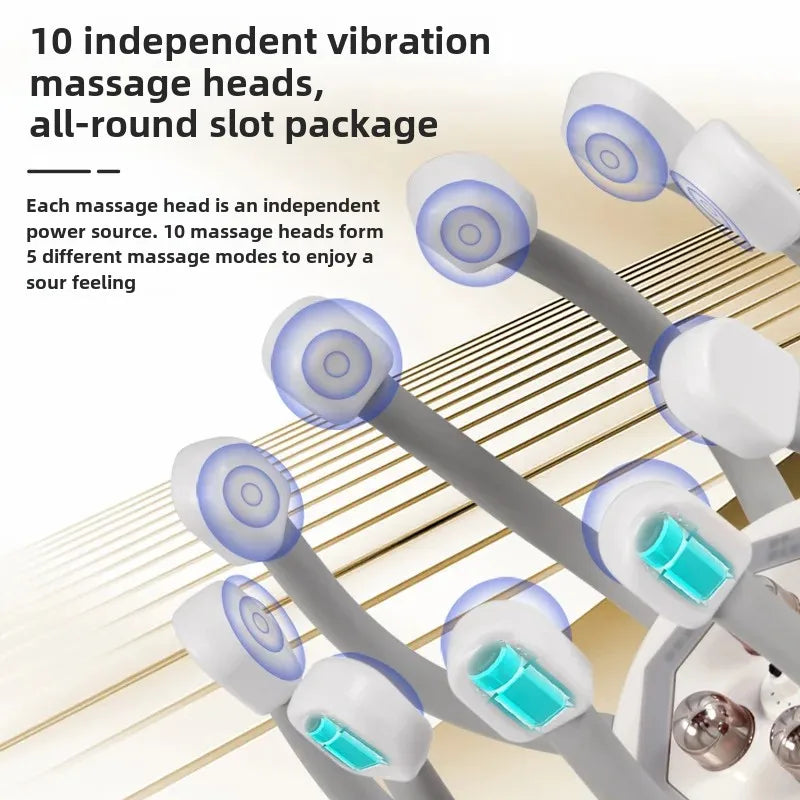 Smart Head Massager - 10-Claw Vibration Scalp Massager for Relaxation