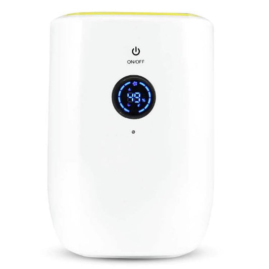 Mini Dehumidifier Silent - Small White Dehumidifier for Closet, Wardrobe & Home