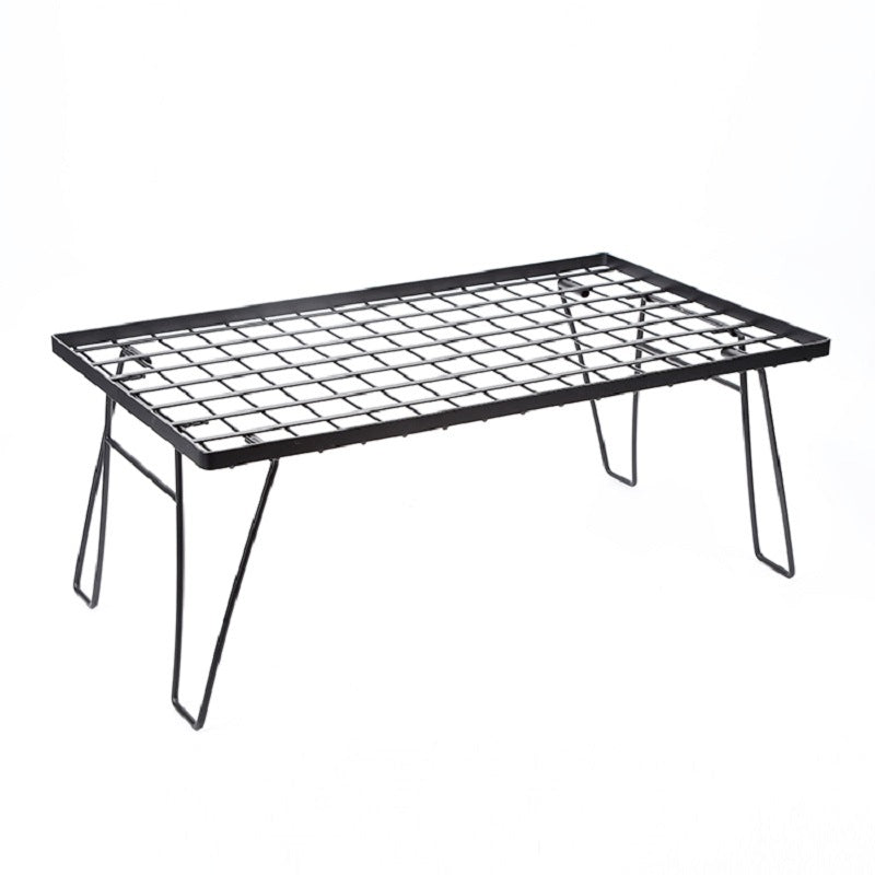 Portable Folding Camping Table Multi Layer Outdoor BBQ Table
