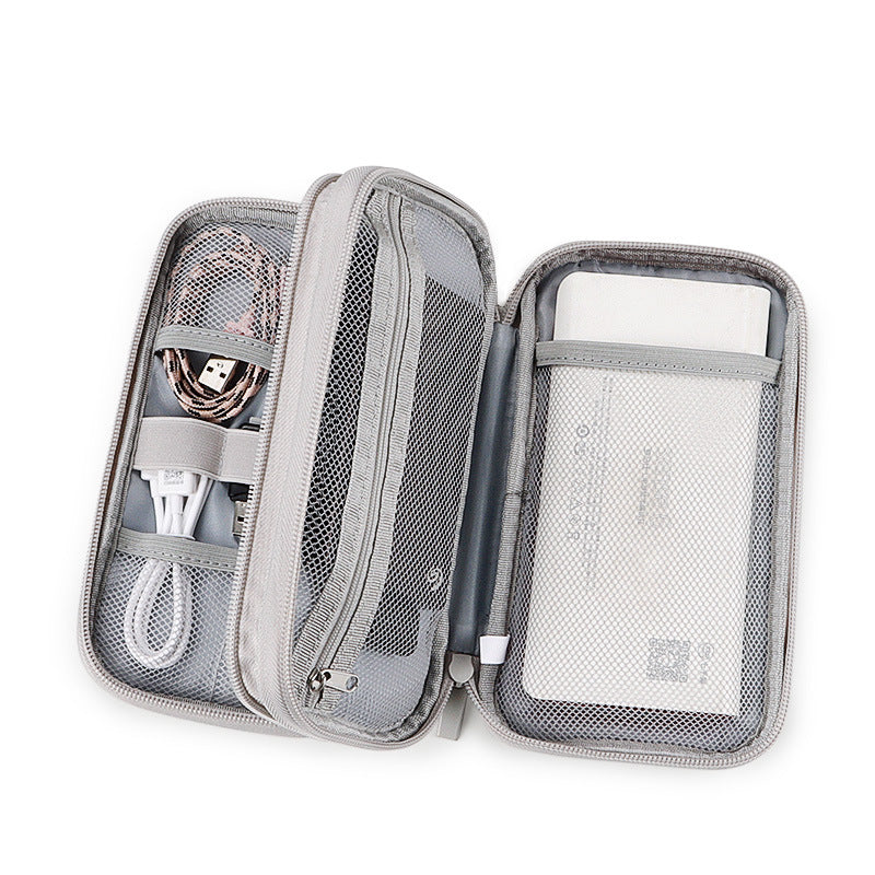 Digital accessories storage bag multi-layer power hard disk protective cover charging treasure u disk shield headset dustproof data cable