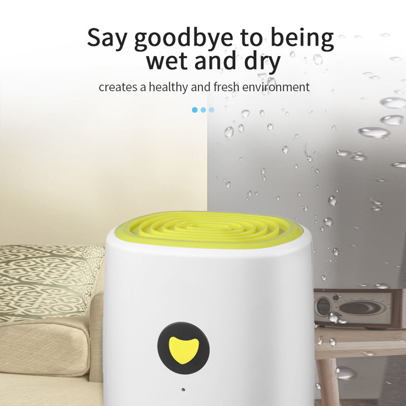 Small Dehumidifier - Silent Moisture Absorber for Home & Indoor Use