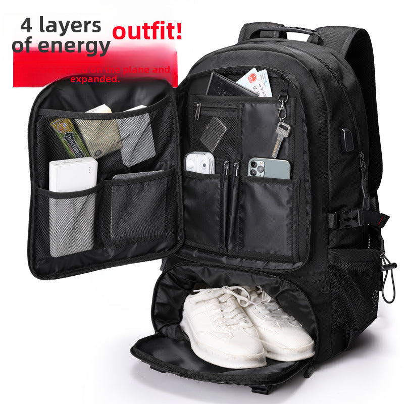 80L Large Capacity Travel Backpack Outdoor Hiking Bag