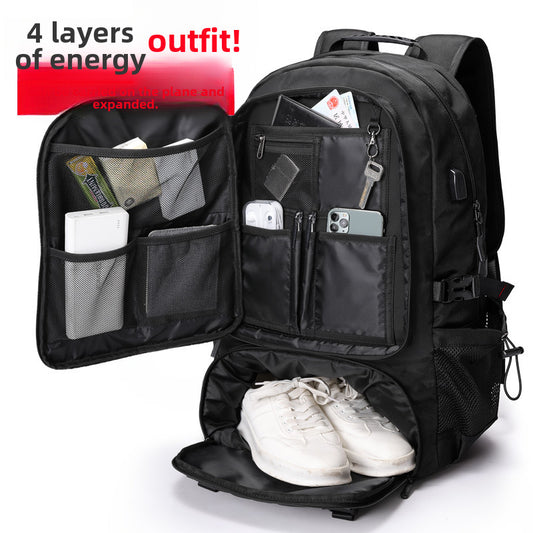 80L Large Capacity Travel Backpack Outdoor Hiking Bag