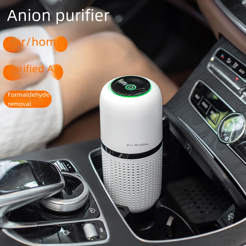 Air Purifier for Car & Home - Small Formaldehyde Removal with Anion Sterilization